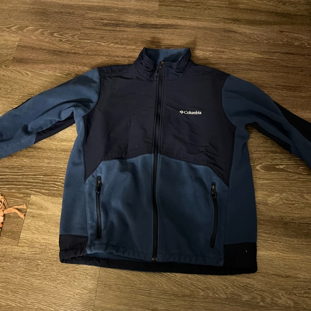 Columbia blue fleece jacket